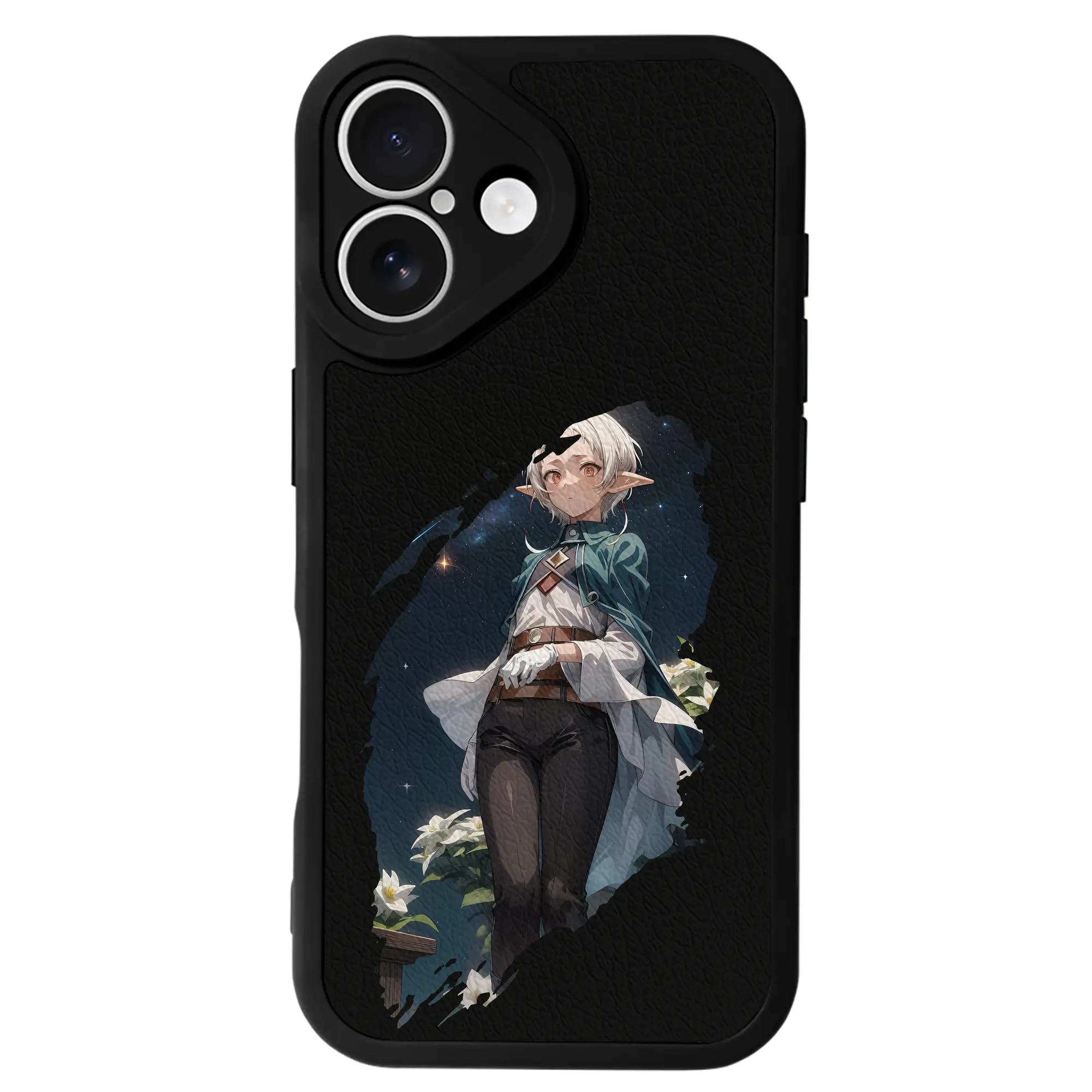 無職転生 グッズ,シルフィエット - IPhone 16シリーズ対応 ・ シリコンスマホケース ・ レザー調 ・ 高精度フィット ・ 耐衝撃 ・ ワイヤレス充電対応 ・ 精密カット